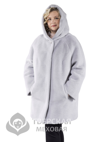 Пальто "Амели" цвет холодная сирень